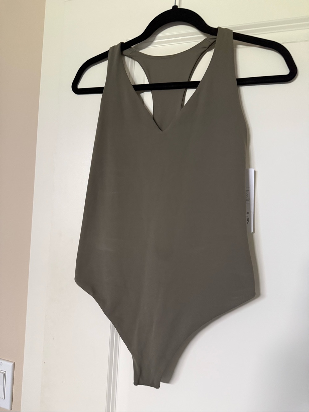 Athleta V-Neck Racerback Bodysuit NWT